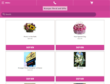 Tablet Screenshot of kruegerfloral.com